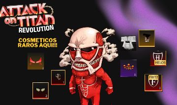 Attack On Titan Revolution - COSMETICOS RAROS - Entregas Rápidas(AOTR)