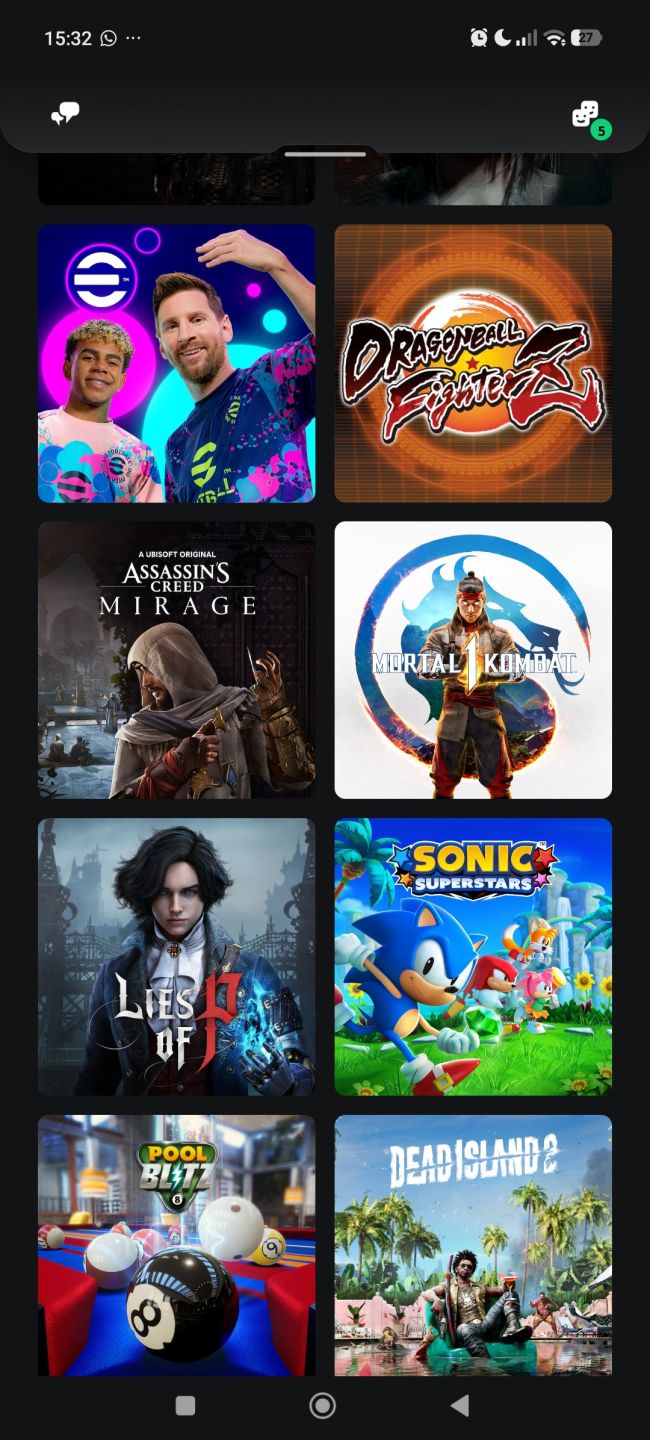 Minha conta com mais de 700 jogos e mais 598 platinas
