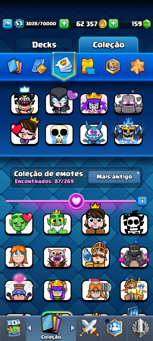 Conta de clash Royale na arena 25 VETERANA ( DESDE 2020)