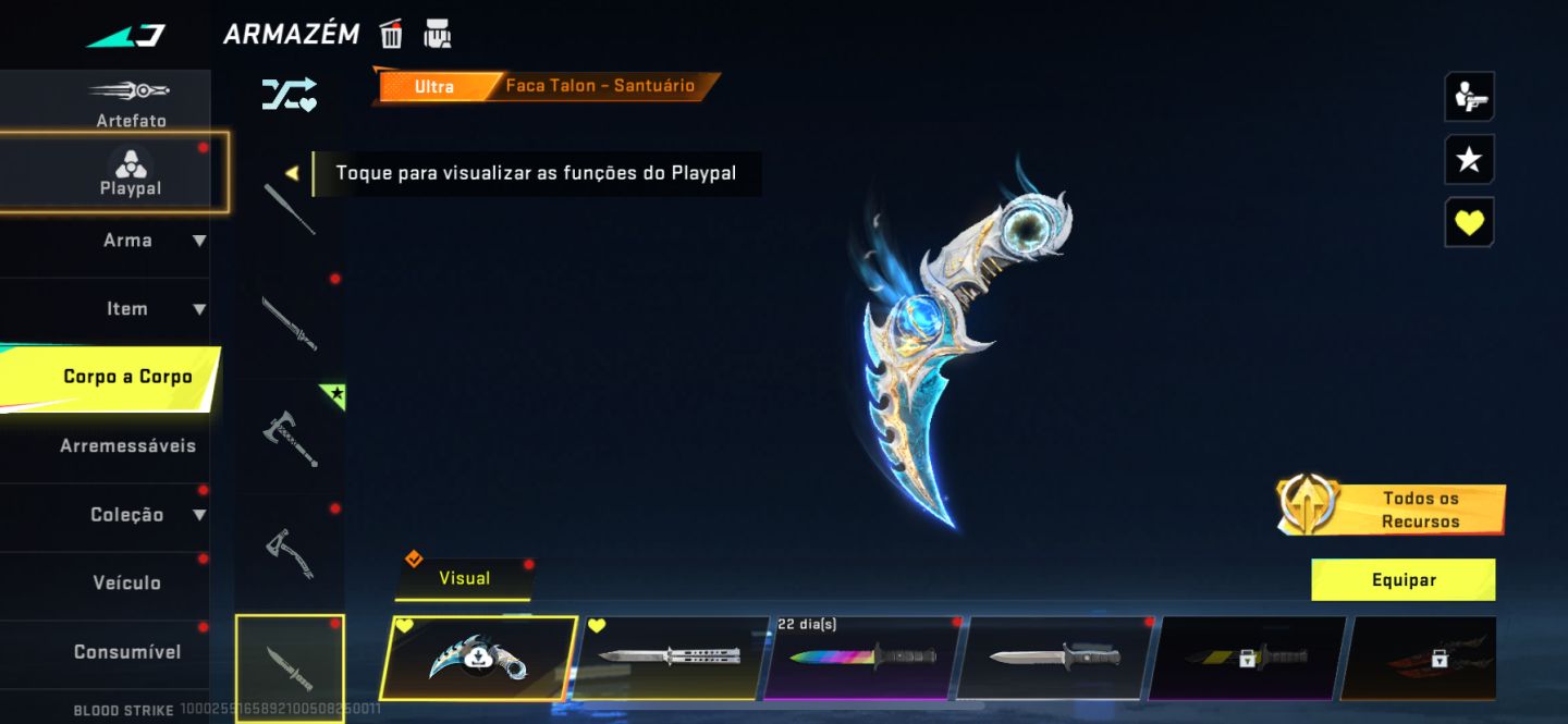 CONTA BLOOD STRIKE SKIN COM SKIN ETERNAS FOICE ROXA BUTTERFLY E ETC