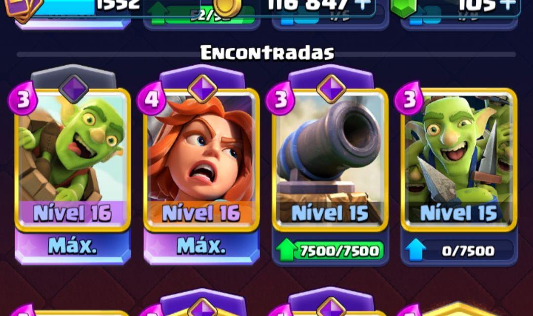 Clahs royale conta de 11 k de troféus
