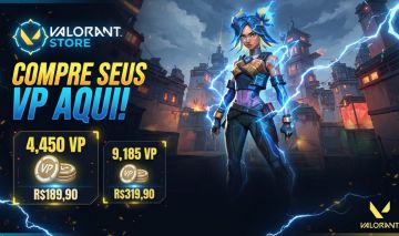 VALORANT POINTS VP | 4.450 ou 9.185 VP | Código Digital
