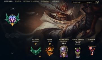 CONTA ESMERALDA 4 / 13 SKINS / AKSHAN VELHO OESTE / RIVEN ESPADA VALOROSA /10KEA