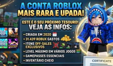ROBLOX CONTA DE 2020 | INVENTÁRIO DIVERSIFICADO