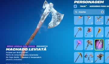 Conta fortnite tryhard com itens do travis scott e machado do kratos+pass antigo