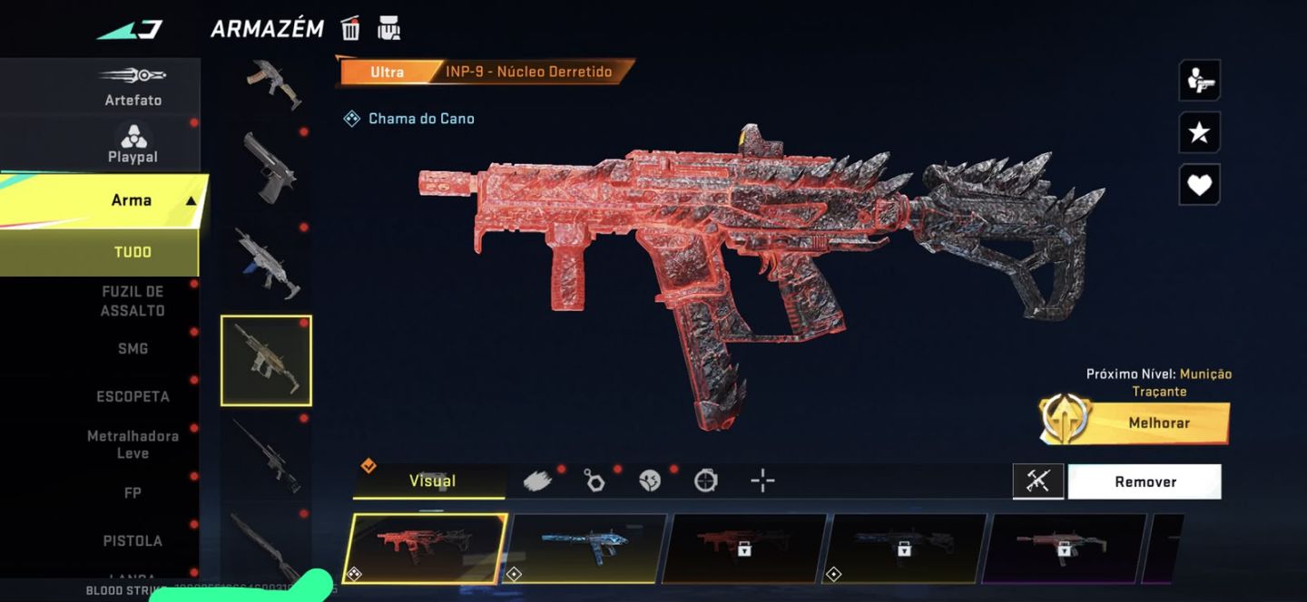 Conta de blood Strike com 3 Skins de facas