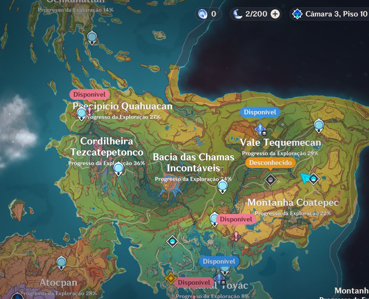 CONTA GENSHIN COM HUTAO, FURINA, ZHONG, COLUMBINA, INEFFA
