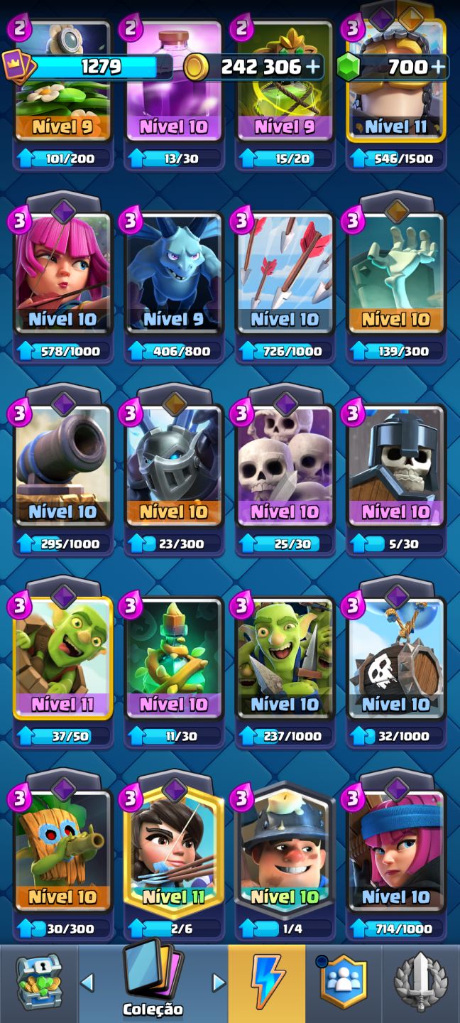 Conta de Clash Royale boa pro dia a dia