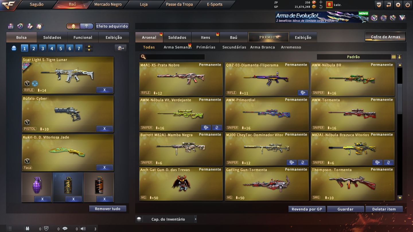 CONTA CROSSFIRE 39 VIPS
