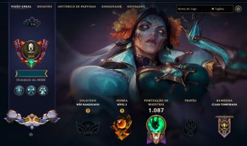 CONTA: LV 715 515 SKINS | 3 ULTIMATES | 15 MÍTICAS | 36 LENDÁRIAS | 185 ÉPICAS