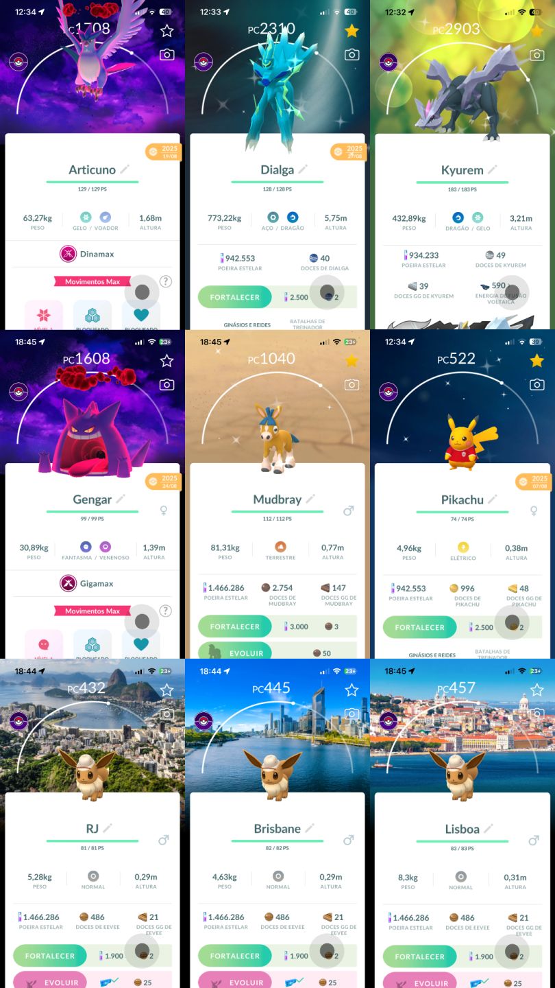 Conta Pokemon go para colecionador