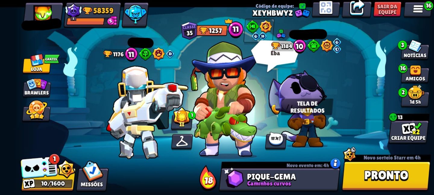 Conta Brawl 100k mestres 3 com matcherino e 8 ranks 35
