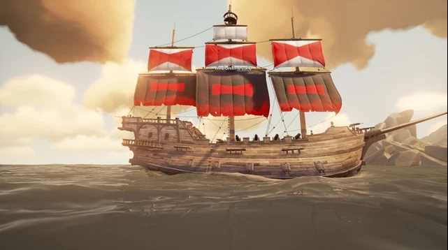 (VELA RARA) SEA OF THIEVES SCARLET STACK SAILS PC/XBOX