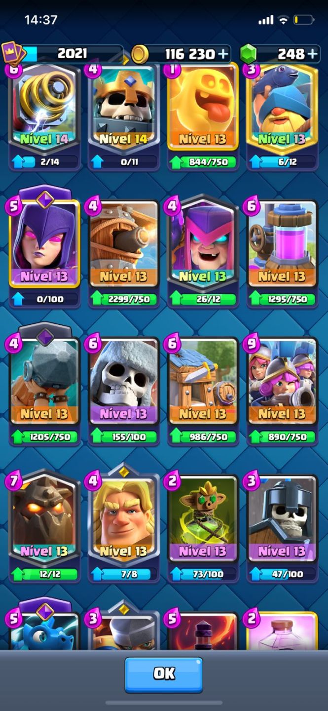 Conta clash royale 2017, full gemada, full acesso
