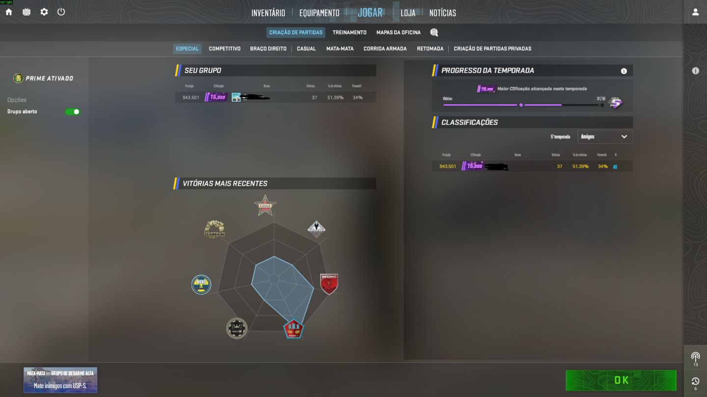 Conta Pubg steam 6 progressiva