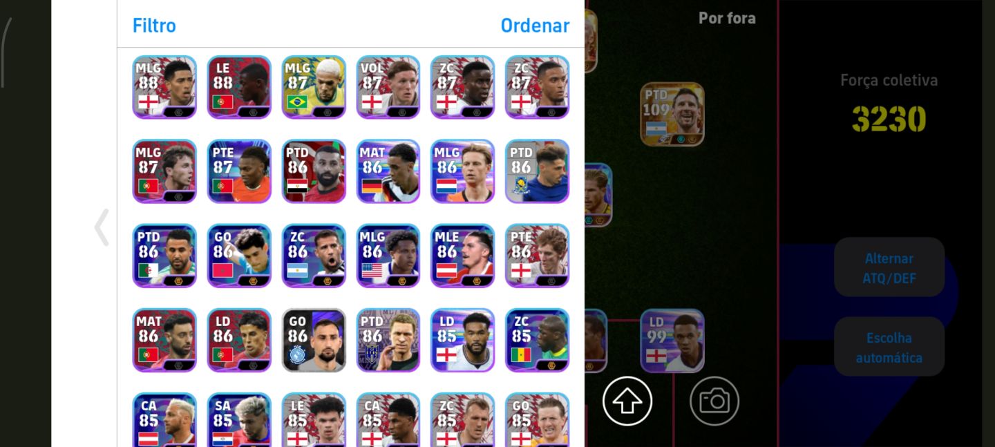 Conta de Efootball com 4 big time e vários épicos e show times