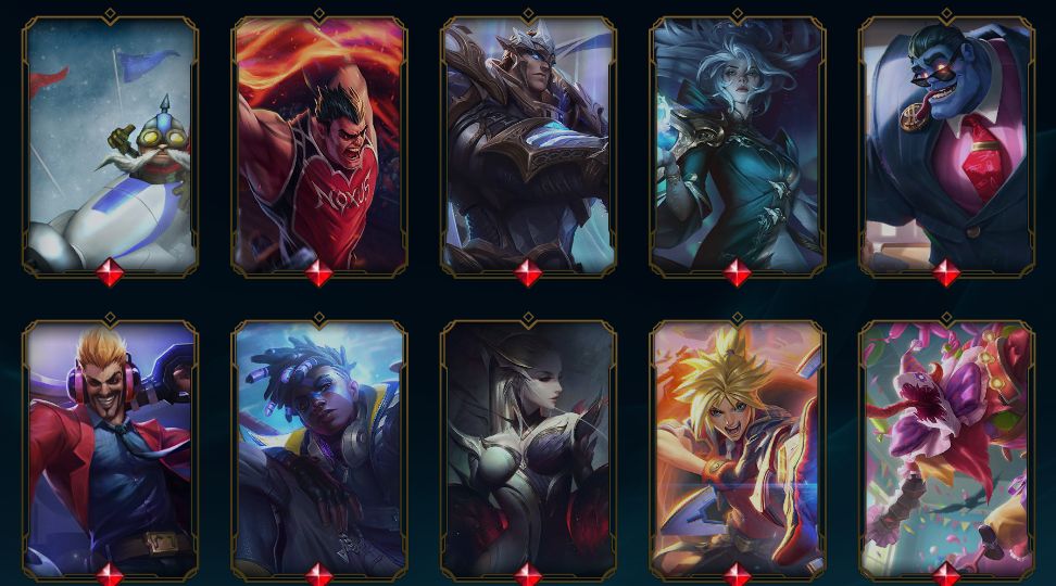 CONTA LOL 784 SKINS