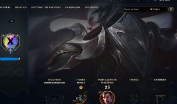 Conta de lol lv 26 com skin Rei Darius