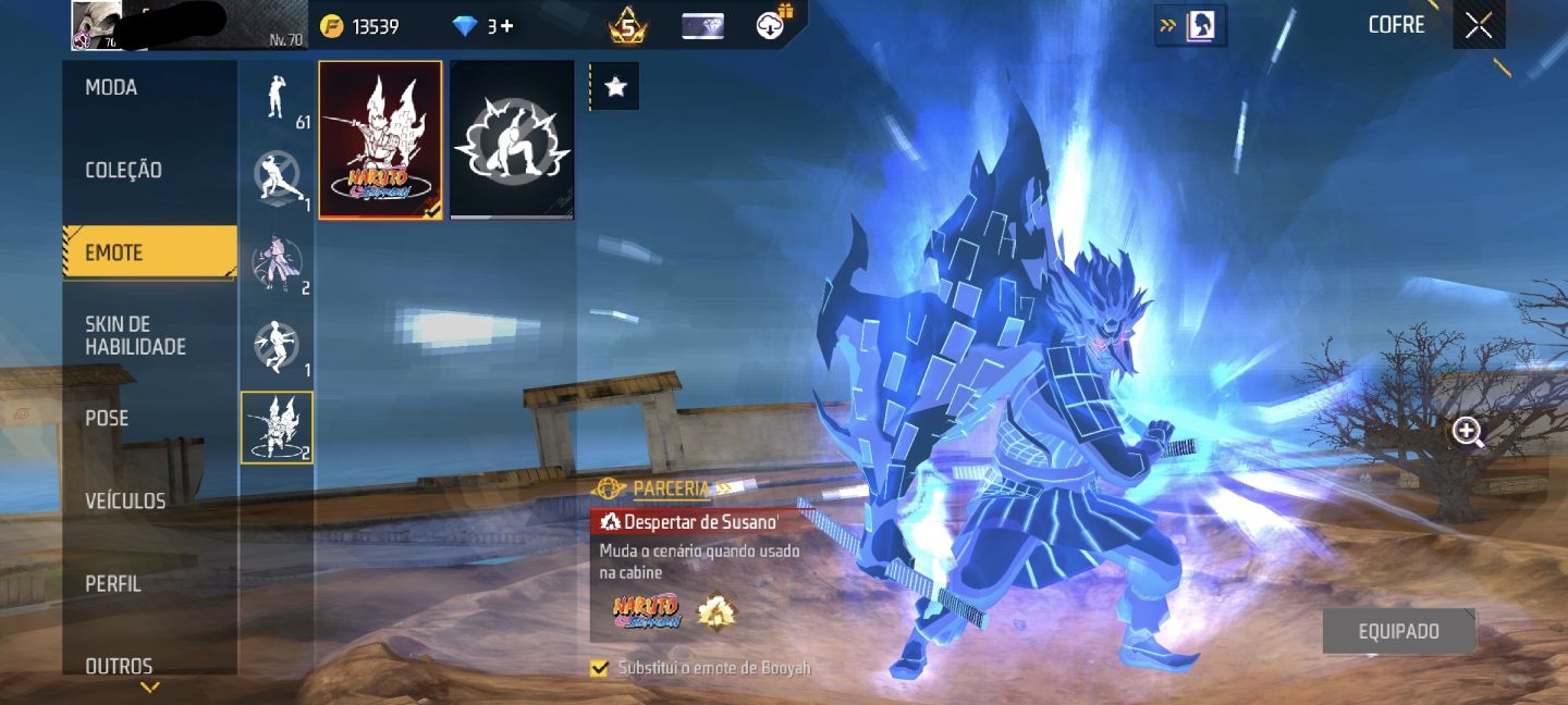 CONTA DE FREE FIRE COM 2 ANGELICAIS, FITINHA, muitas PARCERIAS e muito mais