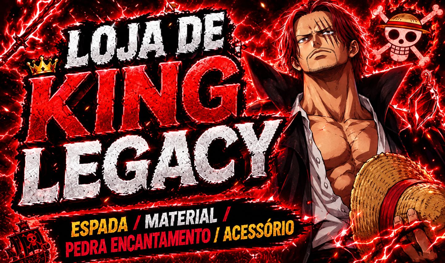 KING LEGACY: FRUTAS ESPADAS ACESSÓRIOS E MATERIAIS BARATO!