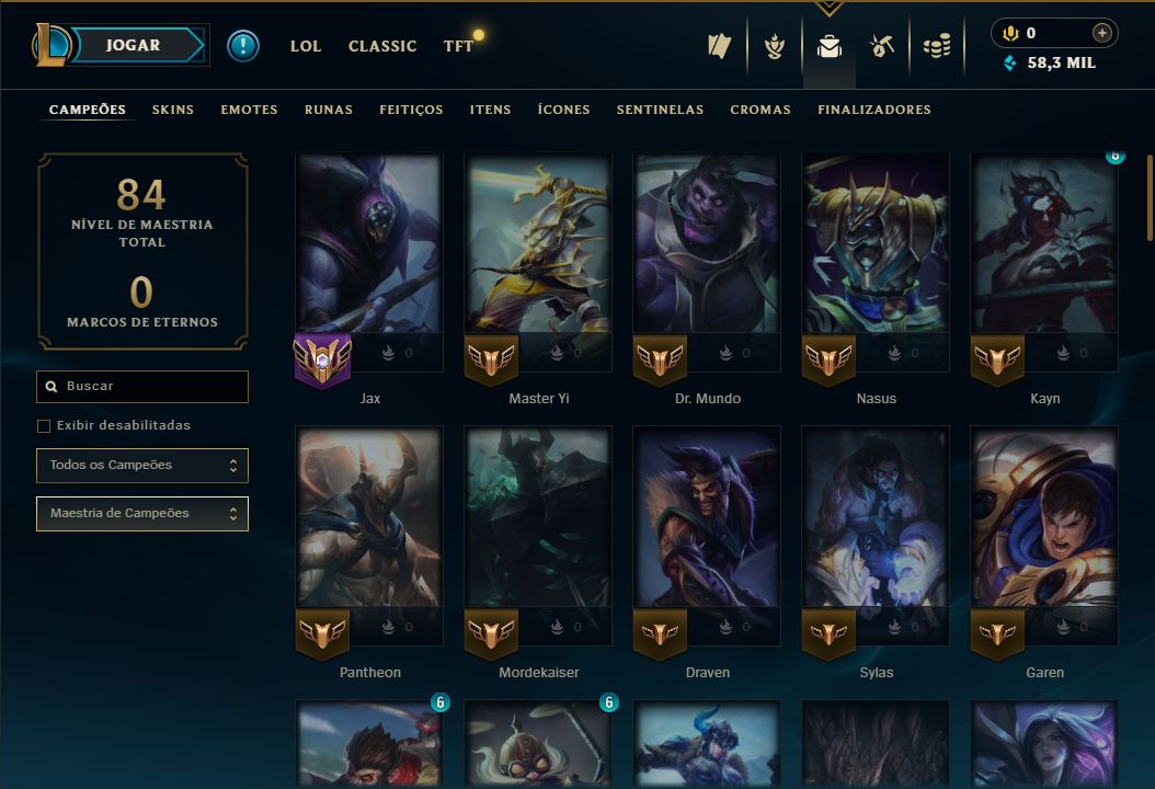 SKIN LENDÁRIA DEUS-REI DARIUS + [ QUASE 100 SKINS HABILITADAS ] + [ TROCA NICK ]