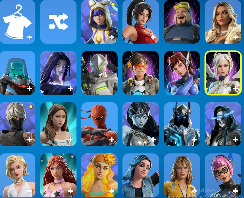CONTA FORTNITE COM VARIAS SKIN, ACOMPANHA 3,400VBUCKS