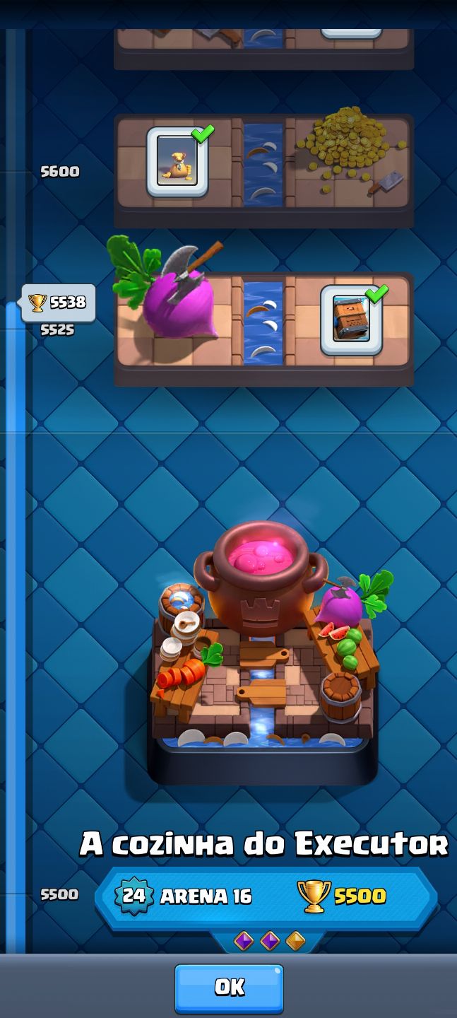 Conta de Clash arena 16 no preço pra quem quer subir mais rápido de nível