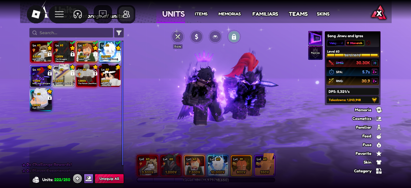 Conta Anime Vanguards com 9 MONARCAS e units super raras da release do jogo