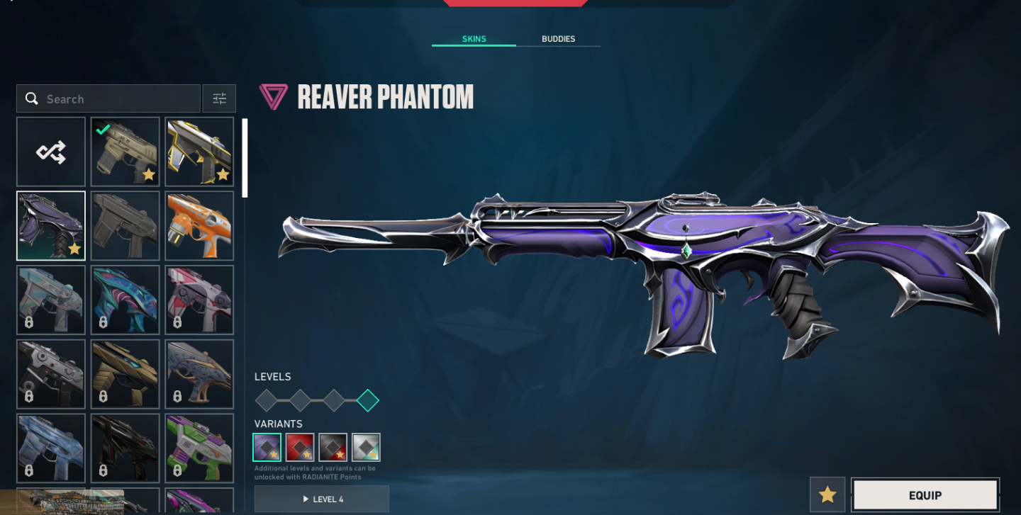 CONTA VALORANT D3 | NÍVEL 637 | 3 FACAS + SKINS TOP (REAVER, PRIME, RECON)