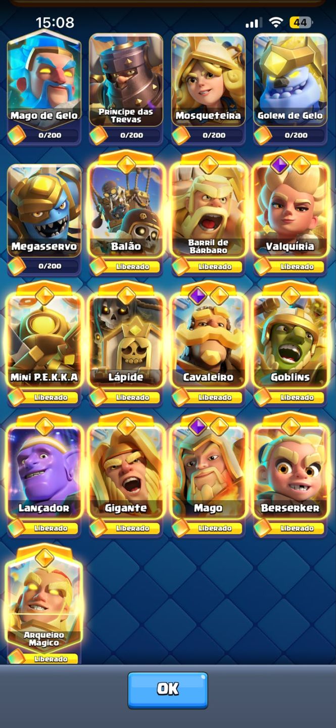 CONTA CLASH ROYALE 14.000 - END GAME