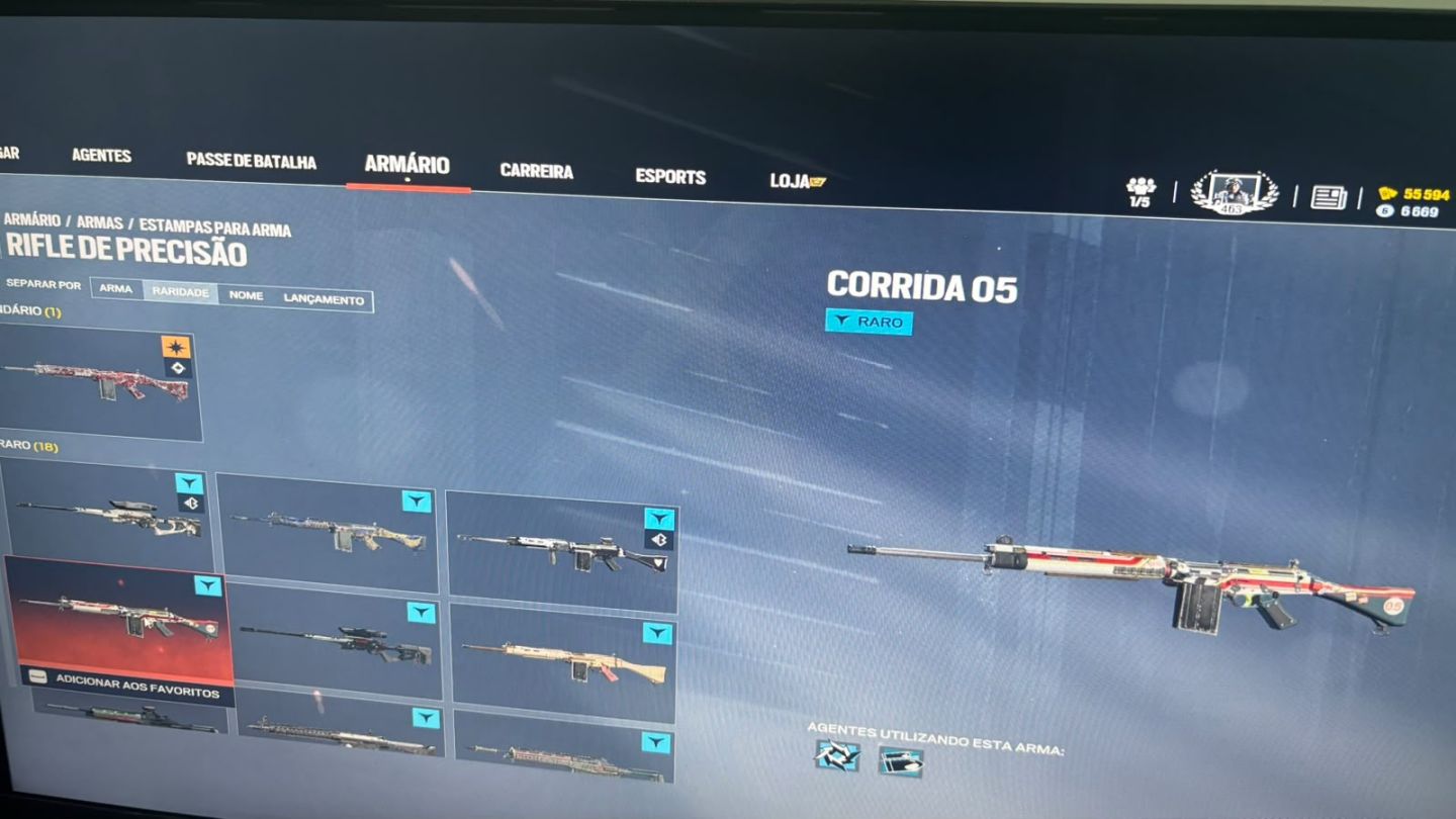 CONTA RAINBOW SIX SIEGE (2016) | 9 ELITES + 6.669 CRÉDITOS DISPONÍVEIS