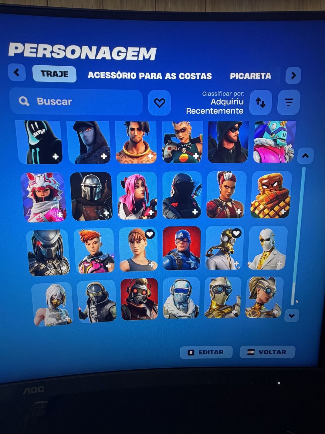 CONTA FORTNITE COM LARA CROFT - 2K DE NIVEL CARREIRA - TOTALMENTE ALTERAVÉL