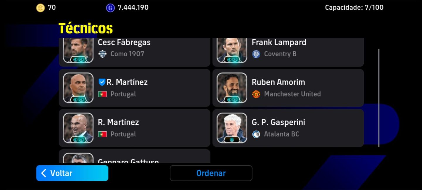 Conta eFootball TOP - 3332 FORÇA COLETIVA
