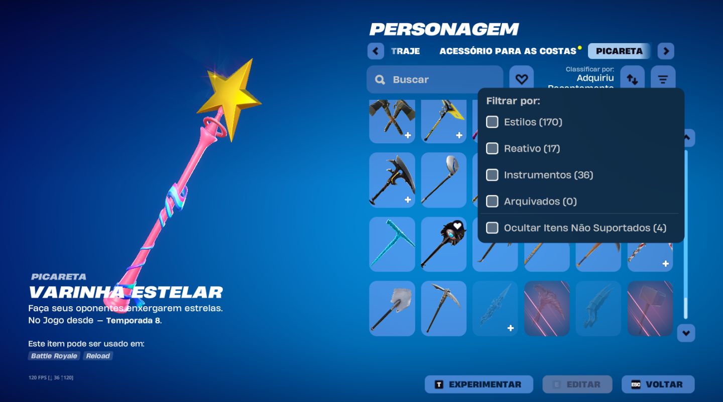 Conta fortnite og