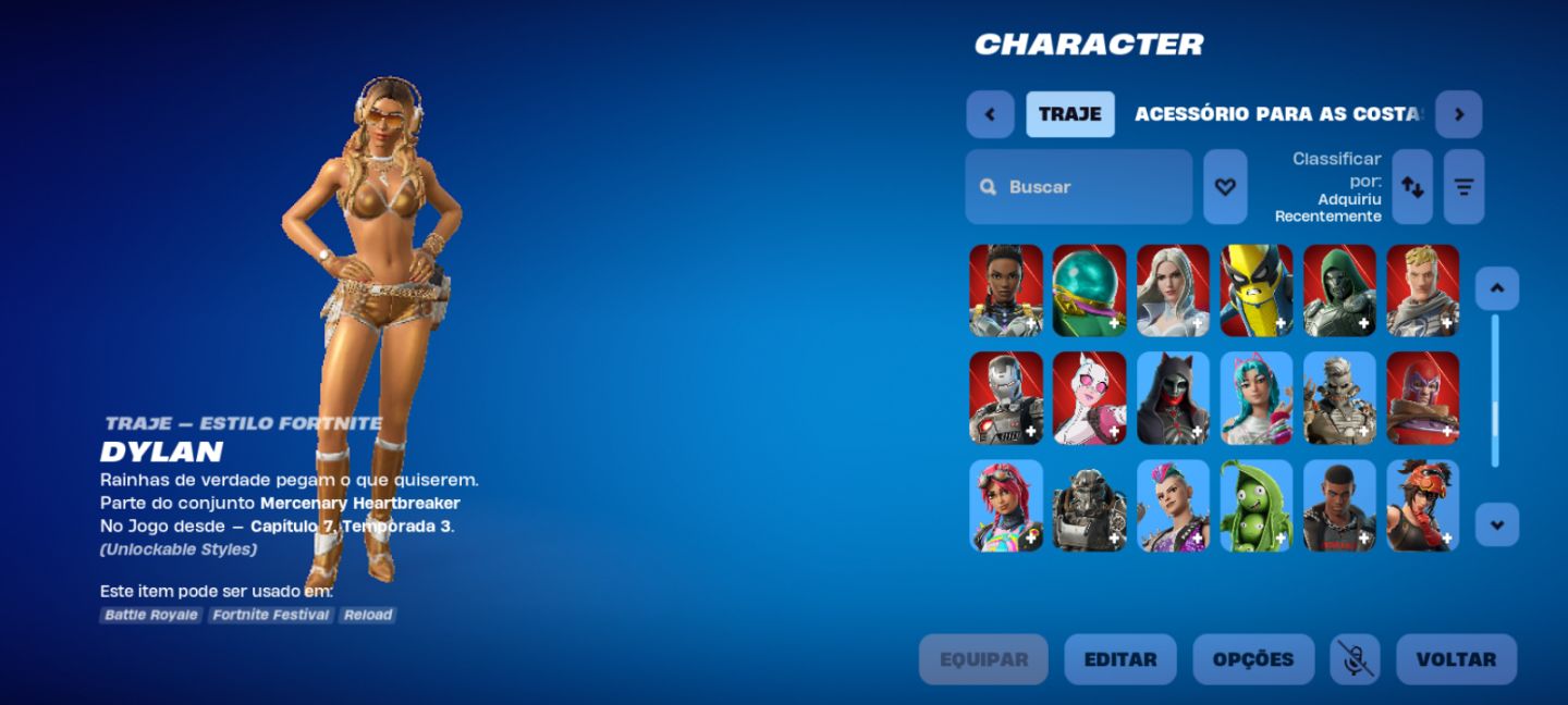 CONTA FORTNITE FULL ACESSO + E-MAIL DE CRIAÇÃO