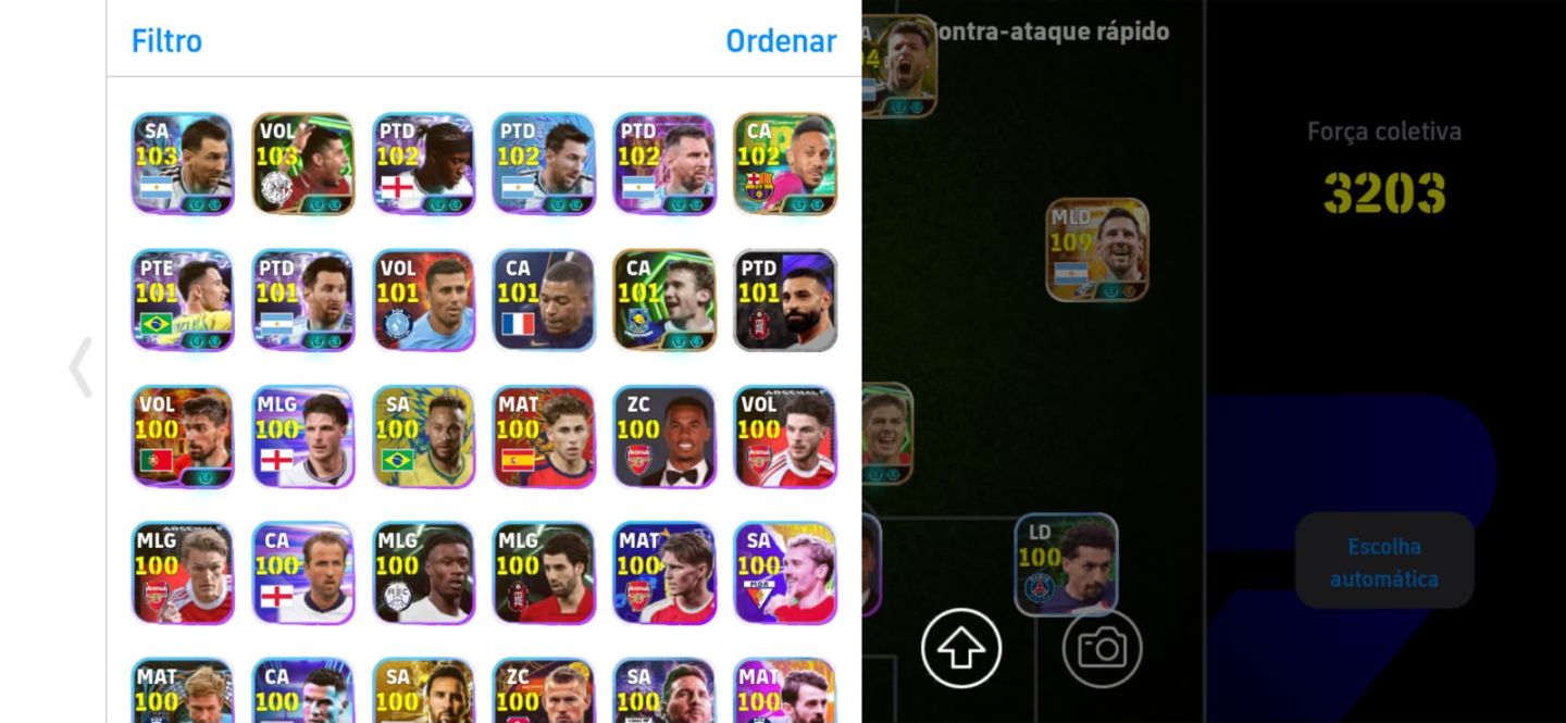 CONTA EFOOTBALL MESSI 110( PODEMOS NEGOCIAR)