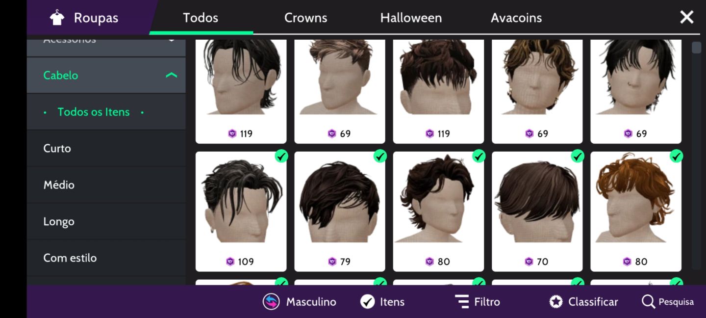 Conta de avakin LVL 58