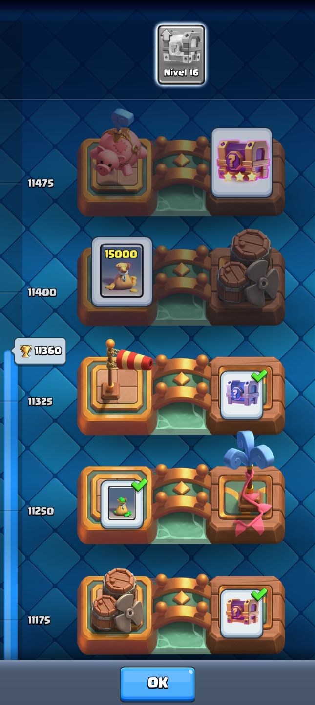 Clash Royale Conta +11k Trofeus bridge spam Deck