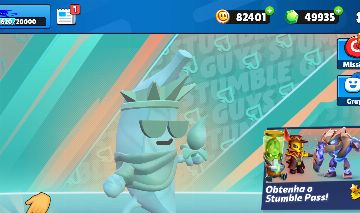 CONTA STUMBLE GUYS COM 50 MIL GEMAS E MUITAS SKINS