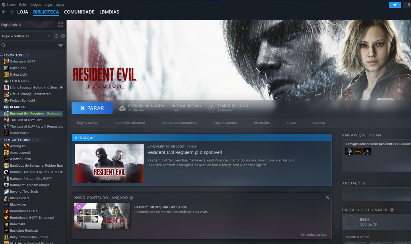 Resident Evil Requiem sem fila / E Outros Jogos Famosos