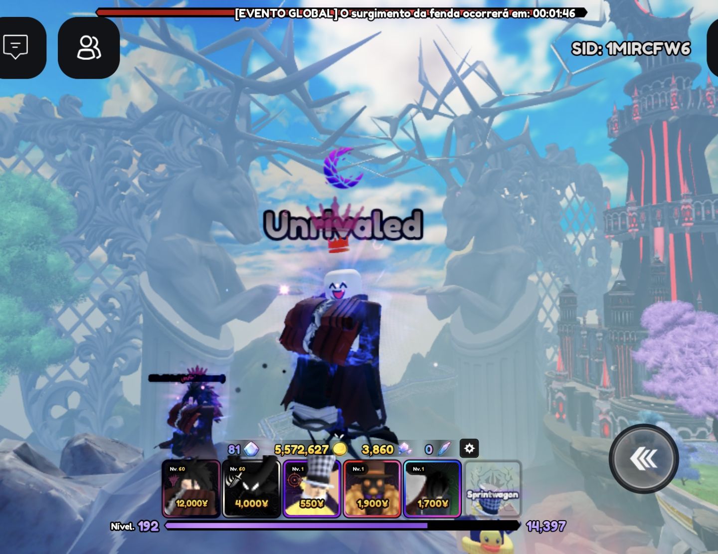 CONTA DE ANIME ADVENTURE, UNIVERSAL TOWER DEFENSE, ANIME VANGUARDS