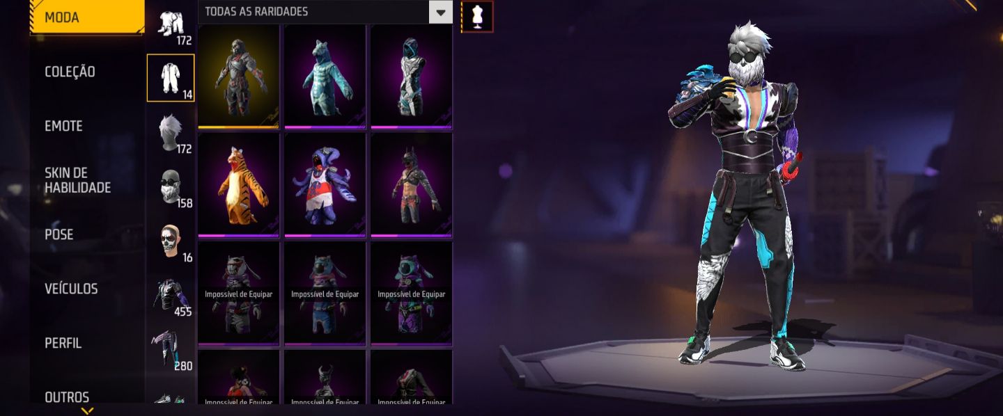 Conta FF Gemada e rara Prime 7!!
