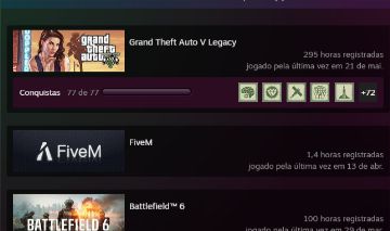 CONTA STEAM COM JOGOS CAROS