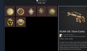 Conta cs2 prime com medalhas + acompanha dados