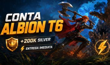 Conta Albion Online Gear T6 Completo + 200k Silver+3 dias de premium