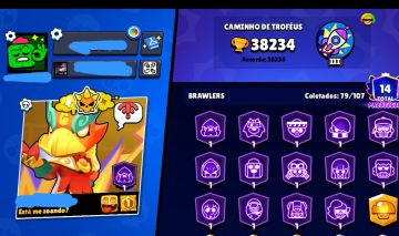 Conta Brawl Stars OG 2018 | 38 mil troféus | 79 Brawlers