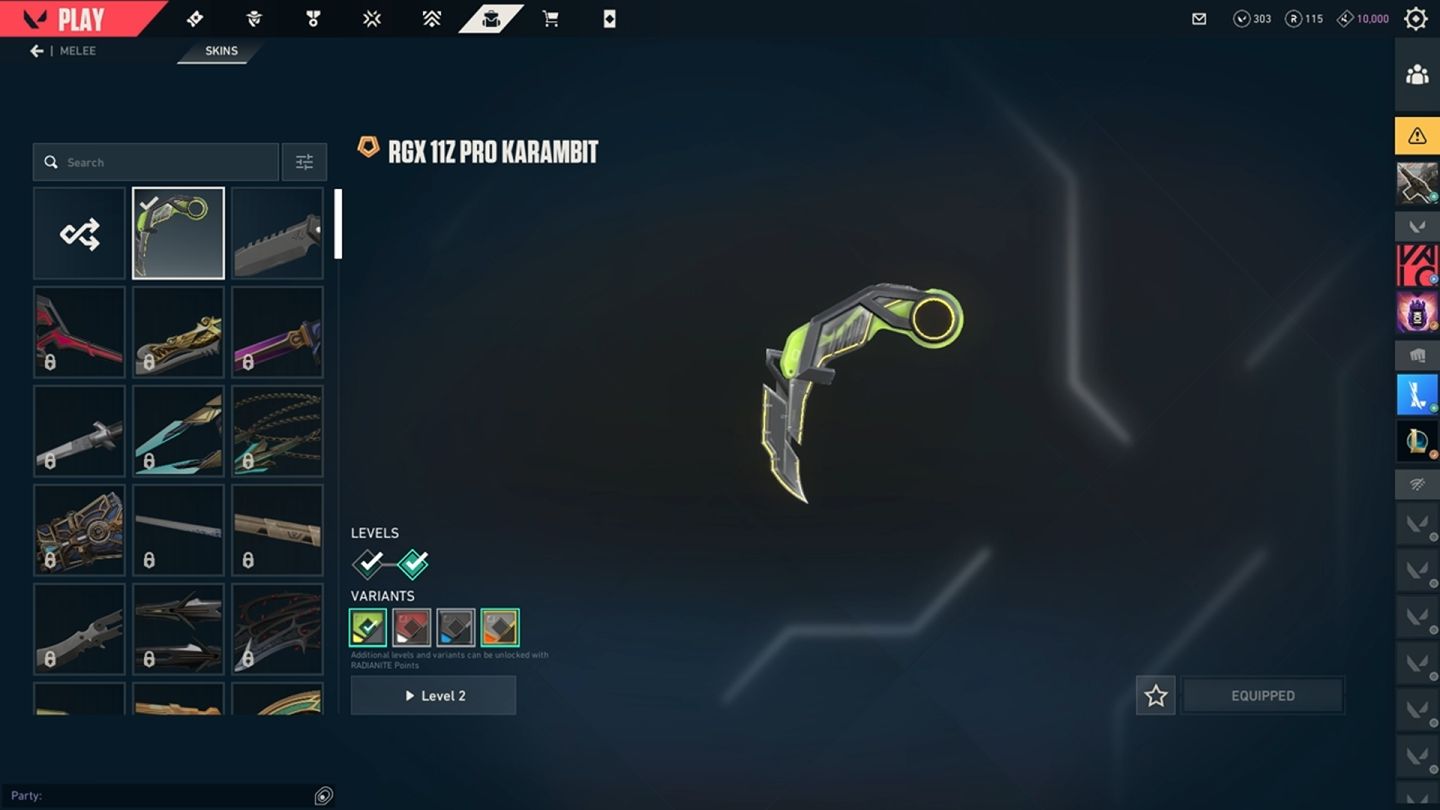 Conta Valorant skins premium