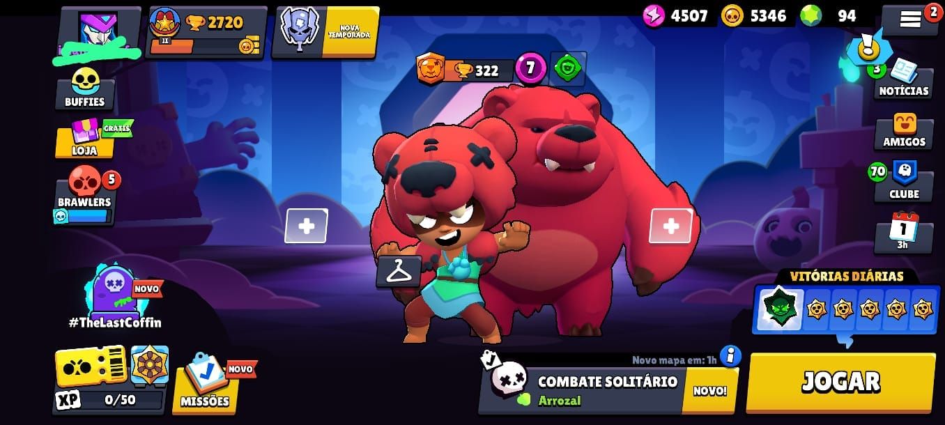 Conta braw stars pra começar!!!