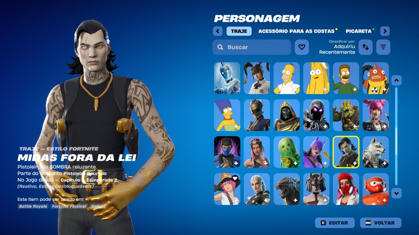 CONTA DE FORTNITE COM 89 SKINS | The Punisher | PROMOÇÃO!