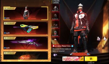 LOJA PRIME OUTUBRO - FREE FIRE
